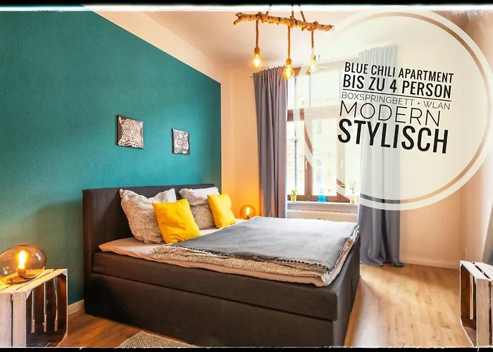 Apartment Blue Chili 18 Zentrales City-apartment Am Hasselbachplatz, 4 Personen